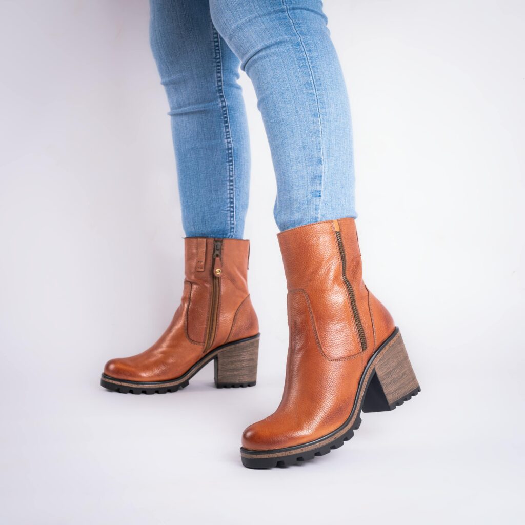 brown ankle boots for women stylish fall outfit