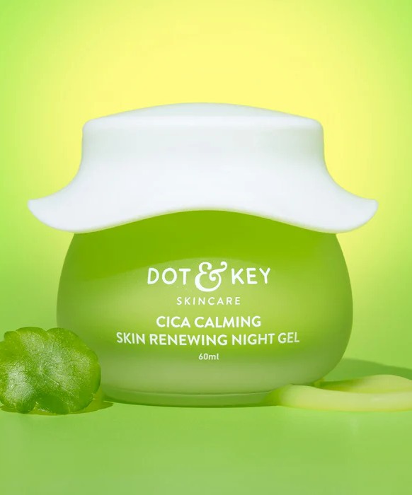 dot and key cica calming night gel