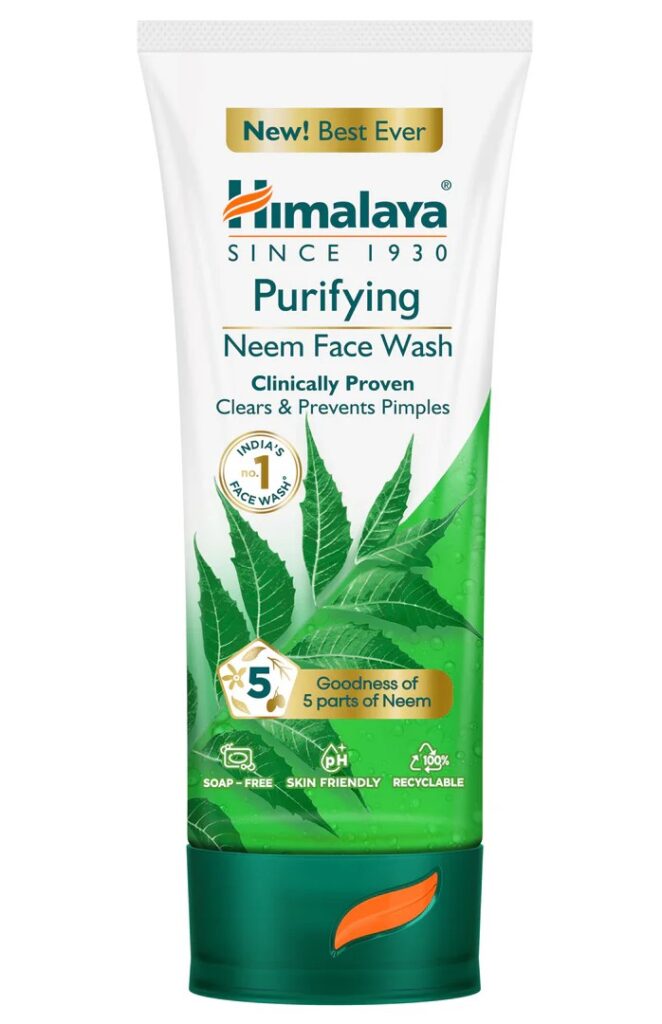 himalaya neem face wash india