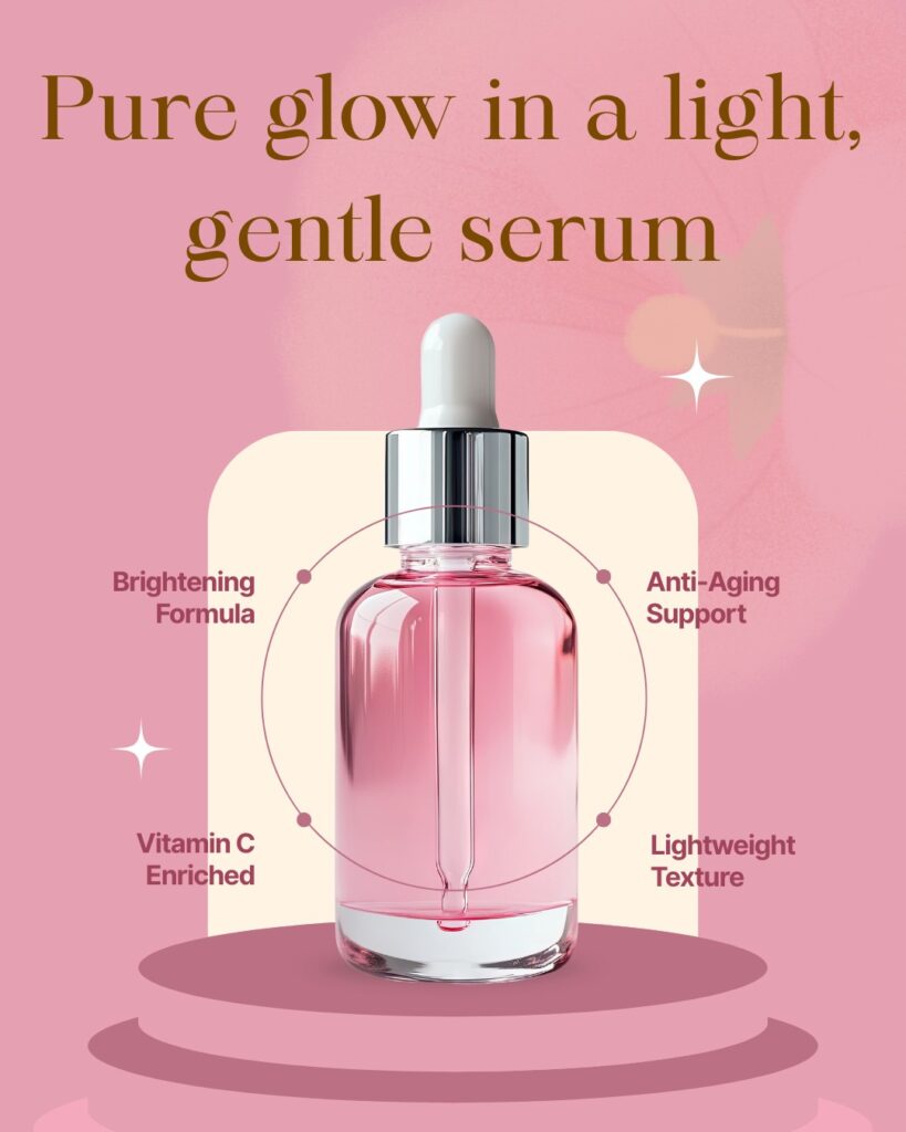 Hydrating serum for glowing skin and minimal skincare routine