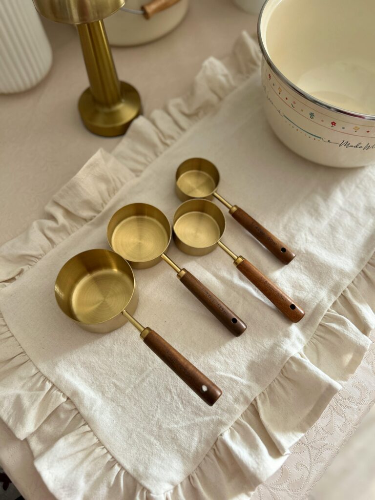 measuring cups spoons kitchen tools