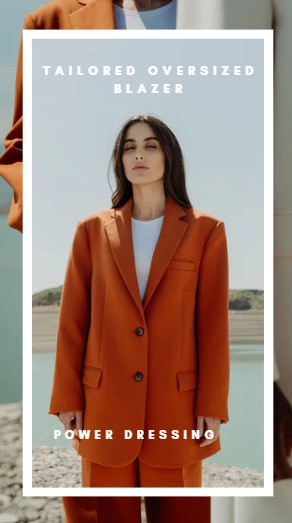 Tailored oversized blazer outfit idea – essential women’s wardrobe piece for 2026 fashion trends